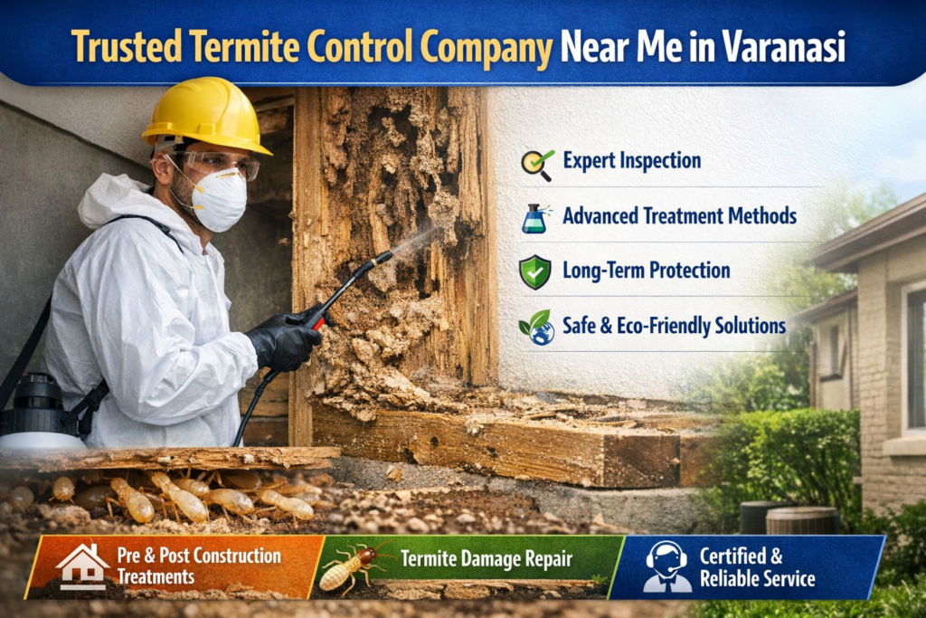 Trusted termite control company near me in Varanasi