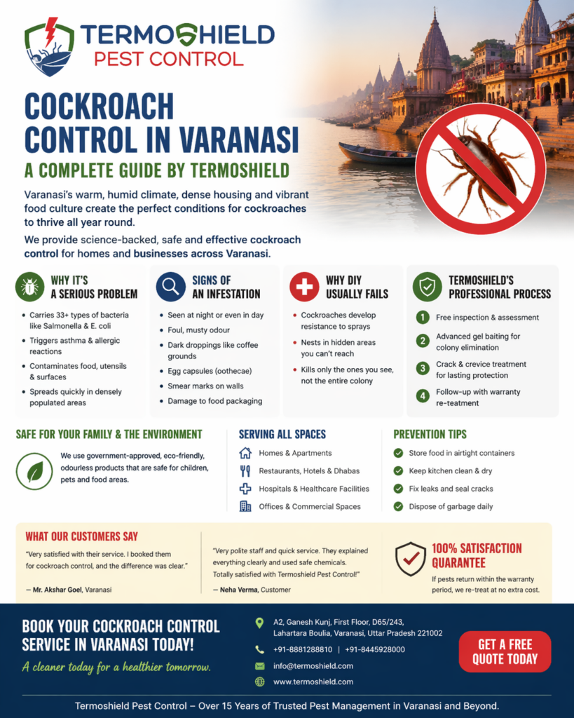 Cockroach Control Varanasi