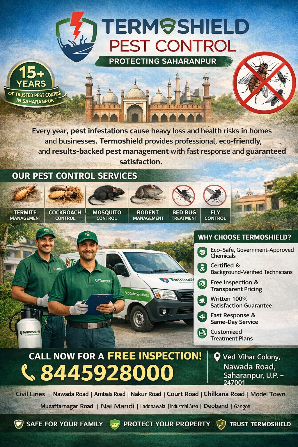Termoshield Pest Control Service in Saharanpur