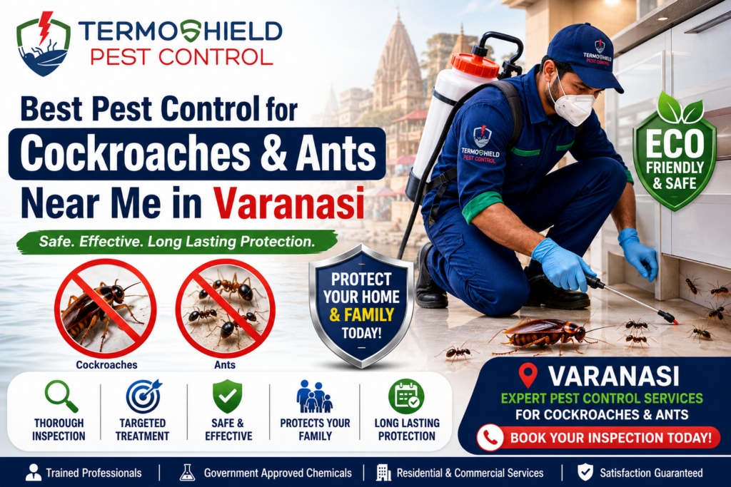 Best Pest Control for Cockroaches and Ants Near Me in Varanasi